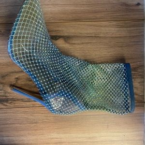 Stiletto heel ankle booties
